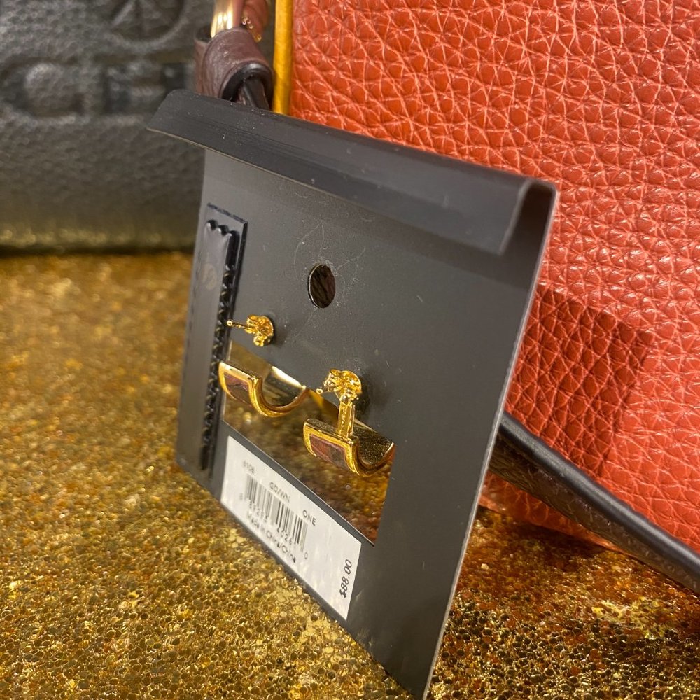 HUGGIE EARRINGS (COACH 6108) - Picture 4 of 5